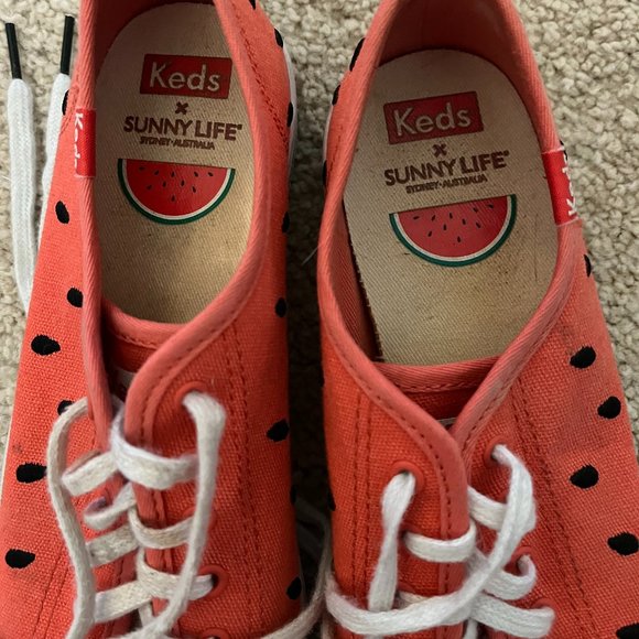 Keds + SunnyLife *Watermelon* Kickstart Sneaker | Gently Used | 6.5 | EUC - Picture 12 of 16